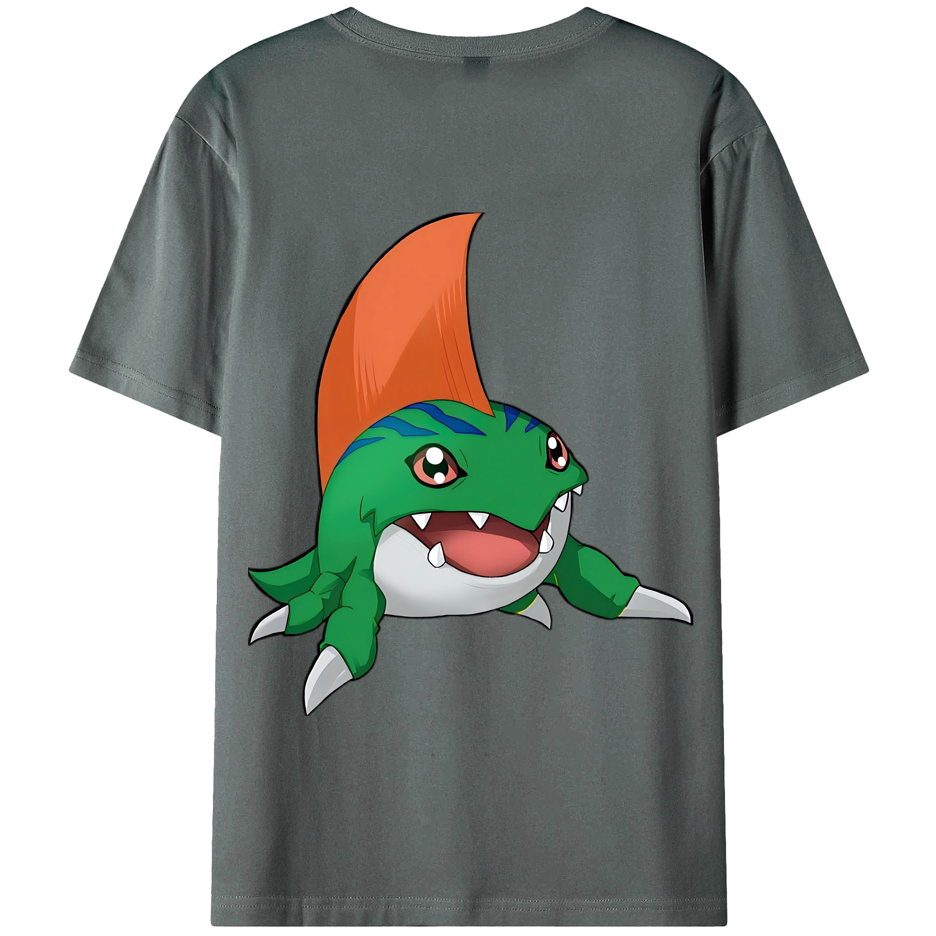 （画像用） Digimon デジタルモンスター/デジモン 綿100％半袖Tシャツ（背面プリント）